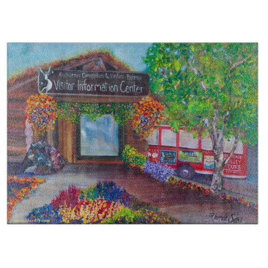 Schneidebrett des Ankerzentrums (Vorderseite)