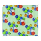 Schneidebrett - farbige Blasen (Vorderseite)