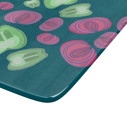 Schneidebrett für geschnittenes Gemüse (Ecke)