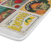 Schneidebrett für Vintage Obstmarken (Ecke)