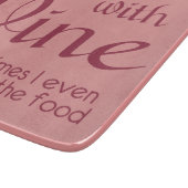 Schneidebrett für Weinangebot (Ecke)