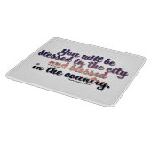 Schneidebrett, gesegnet schneidebrett (Ecke)