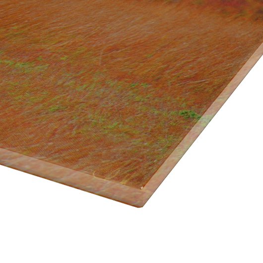 Schneidebrett-Glasbüffel-wild lebende Tiere Schneidebrett (Ecke)