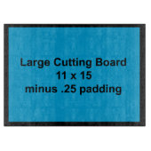 Schneidebrett-große Schablonen-geeignetes Schneidebrett (Vorderseite)