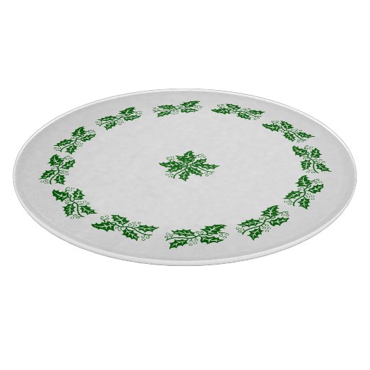 Schneidebrett - Holly Wreath (Ecke)