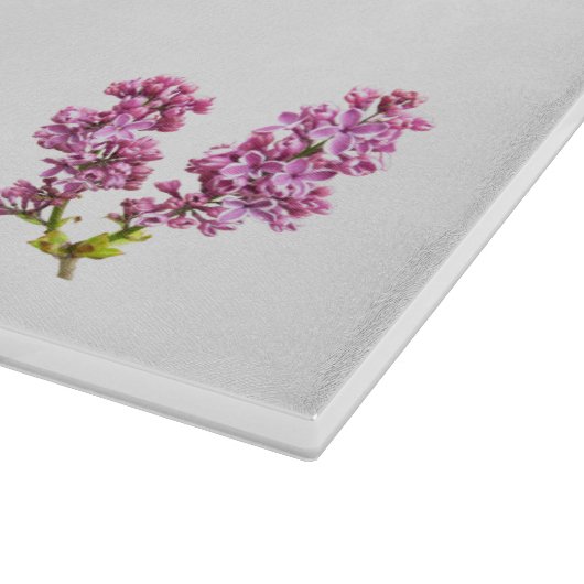 Schneidebrett - Lilac-Blüten (Ecke)