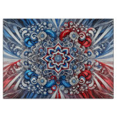 Schneidebrett mit französischem Farbdesign (Vorderseite)