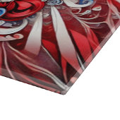 Schneidebrett mit französischem Farbdesign (Ecke)