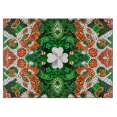 Schneidebrett mit irischer Farbgestaltung (Vorderseite)