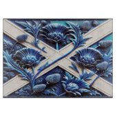 Schneidebrett mit schottischem Design (Vorderseite)