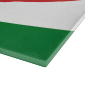 Schneidebrett mit seychellischer Farbgestaltung (Ecke)