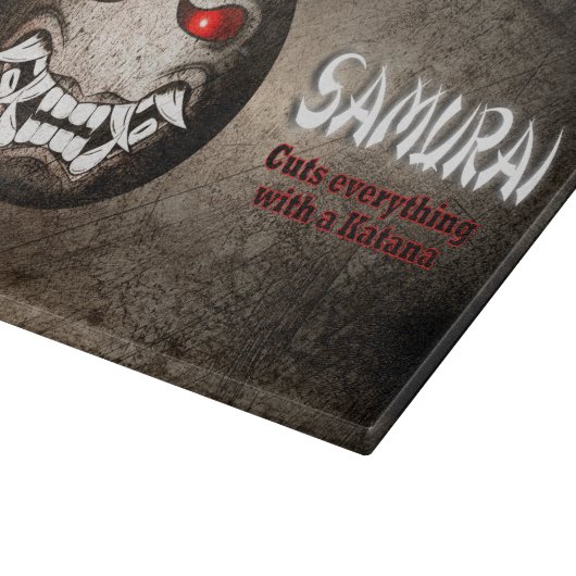 Schneidebrett Samuraimoji Vintage (Ecke)