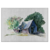 Schneidebrett - Stall in ländlichen Gebieten (Vorderseite)