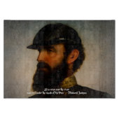 Schneidebrett Stonewalls Jackson (Vorderseite)