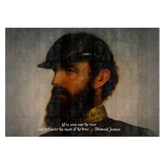 Schneidebrett Stonewalls Jackson (Vorderseite)