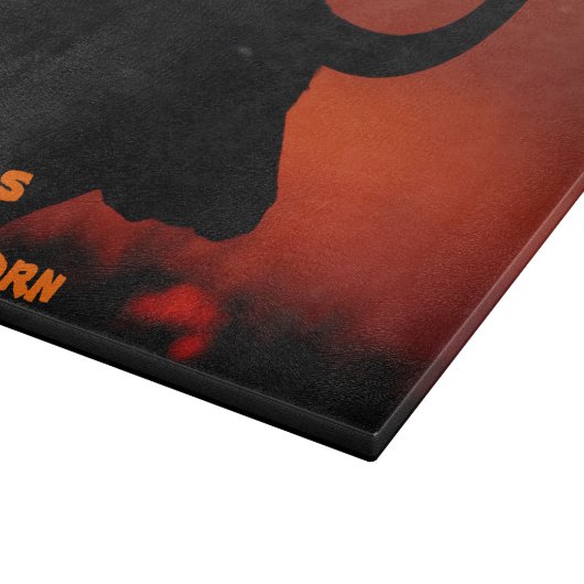 Schneidebrett Texas Longhorn (Ecke)