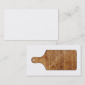 Schneidebrett-Visitenkarte Visitenkarte (Vorne/Hinten)