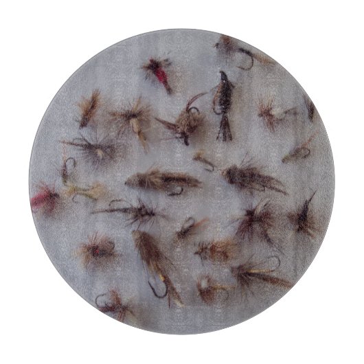 Schneidebrett von 12" dekoratives Kreisglas (Vorderseite)