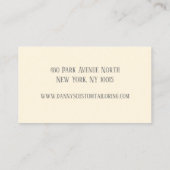 Schneidemaschine Visitenkarte (Rückseite)