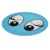 Schneiden mit Neugier Augen - Ihre Farben Schneidebrett (Ecke)