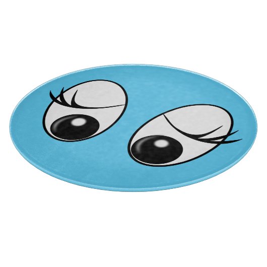 Schneiden mit Neugier Augen - Ihre Farben Schneidebrett (Ecke)