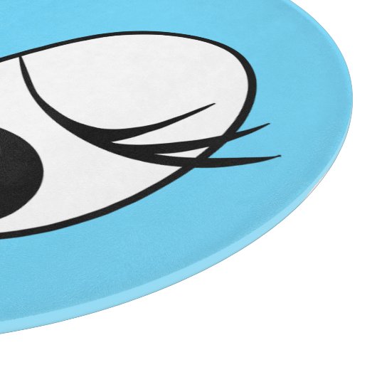 Schneiden mit Neugier Augen - Ihre Farben Schneidebrett (Ecke)