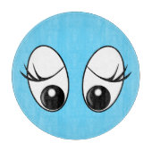 Schneiden mit Neugier Augen - Ihre Farben Schneidebrett (Vorderseite)