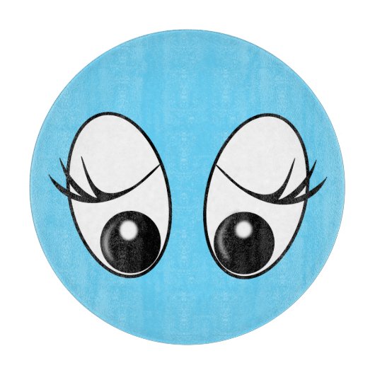 Schneiden mit Neugier Augen - Ihre Farben Schneidebrett (Vorderseite)