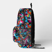 Schneiden & Nähen Bedruckter Rucksack (Rechts)