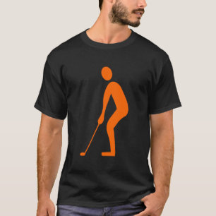 Schneiden - Orange T-Shirt