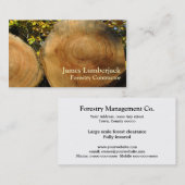 Schneiden Sie anmeldet Herbst Visitenkarte (Vorne/Hinten)