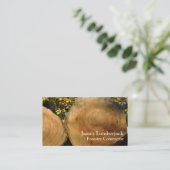 Schneiden Sie anmeldet Herbst Visitenkarte (Stehend Vorderseite)