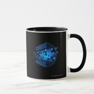 Schneiden Sie Ansicht der Blutzellen in einer Tasse