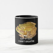 Schneiden Sie es aus! Ich kann Frosch-Tasse nicht Tasse (Zentrum)