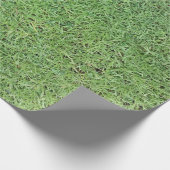 Schneiden Sie Gras-Rasen Geschenkpapier (Ecke)