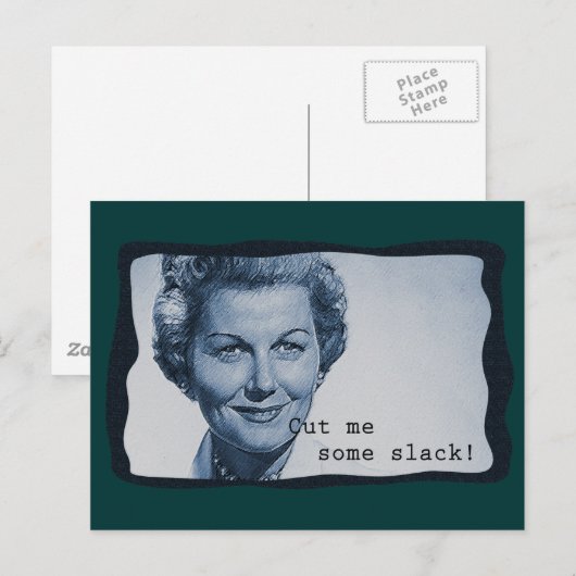 Schneiden Sie mir ein bisschen Postkarte (Vorne/Hinten)