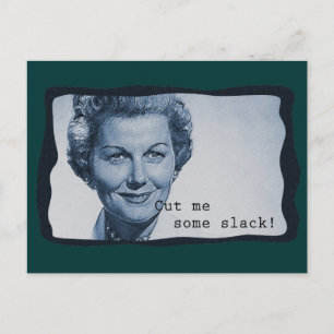 Schneiden Sie mir ein bisschen Postkarte