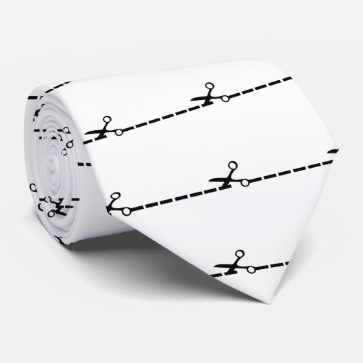 schneiden Sie Schereikone Krawatte (Gerollt)