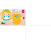 Schneiden Sie u. nähen Sie Alicen im Wunderland - Stoff (Kachel)