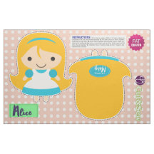 Schneiden Sie u. nähen Sie Alicen im Wunderland -