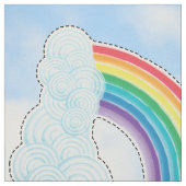 Schneiden Sie u. nähen Sie Regenbogen - einfaches Stoff (Muster)