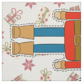 Schneiden Sie u. nähen Sie roten Nussknacker - DIY Stoff (Muster)