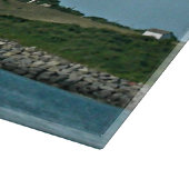 Schneiden Sie zum Punkt Montauk Leuchtturm Schneidebrett (Ecke)