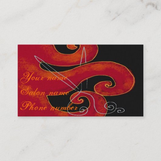 Schneiden Terminkarte (Vorderseite)