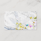 schneiden und klassische Visitenkarte vier für Ihr (Rückseite)