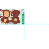 Schneiden und Nähen: Jungle-Affe Stoff (Kachel)