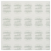 Schneiden und Nähen | Name der grünen botanischen  Stoff (Muster)