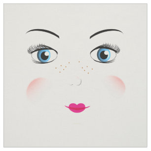 Schneiden und nähen Niedliche Big Blue Mit Augen R Stoff