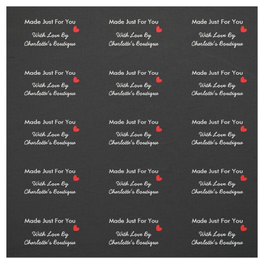 Schneiden und Nähen von Handwerkszeug, Nähetikette Stoff (Muster)