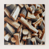 Schneiden von Feuerholz Puzzle (Horizontal)